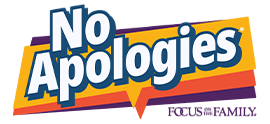 No Apologies Logo EN